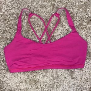 Lululemon free to be pink sports bra size 6